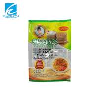 Custom printed laminated three side seal noodle&pasta packaging